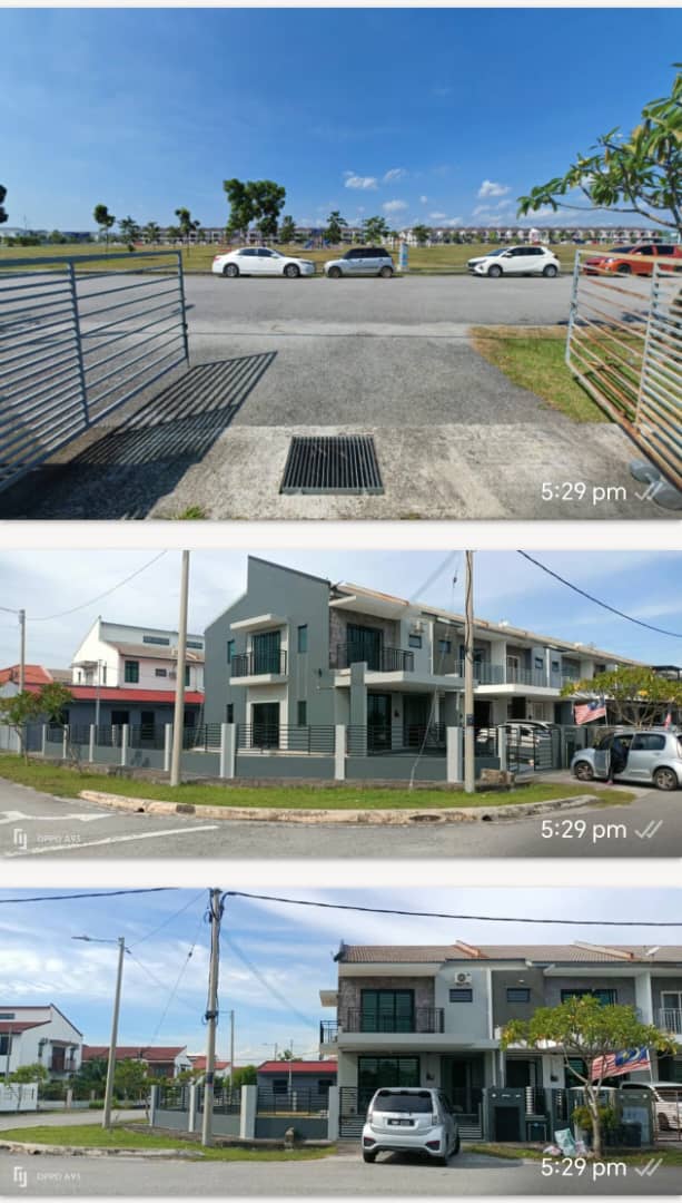 Double Storey Corner Lot Terrace House For Sale At Taman Saujana KLIA Sepang Selangor - Main View